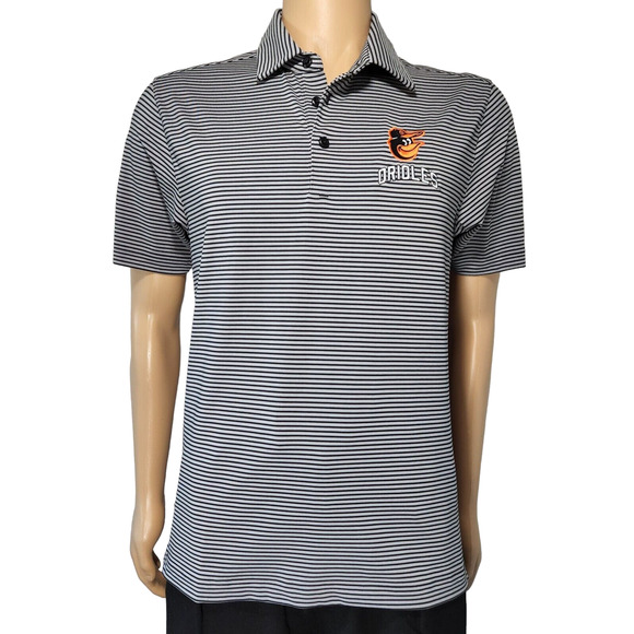 Under Armour Heat Gear Baltimore Orioles Black/Gray Polo Size Small MSRP: $69.99 - Picture 1 of 6